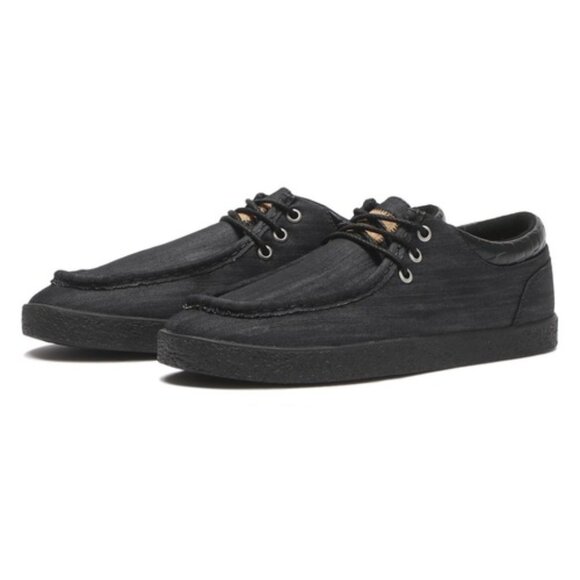 Vans Forager Low Cut Black Denim Black V3780 Men's Size 10 LOAFER BOAT SHOE NEW - Picture 11 of 13